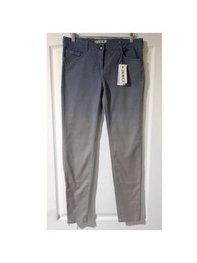 Iceberg | Ombre Ankle-Zip Skinny Jeans In Grey/Blue